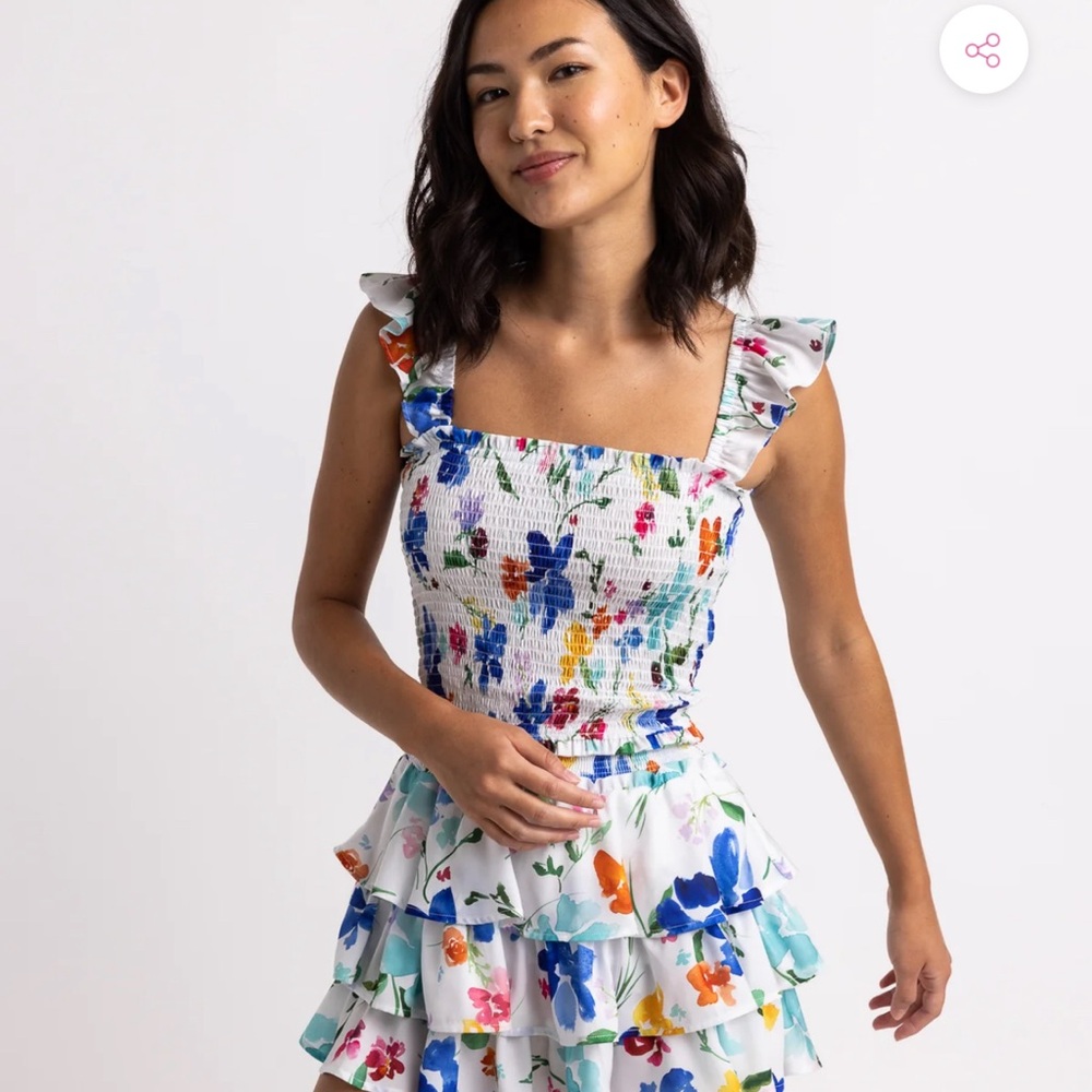 Cake For Dinner -Ariela Ruffle Top Summer Bloom - Picture 3 of 6